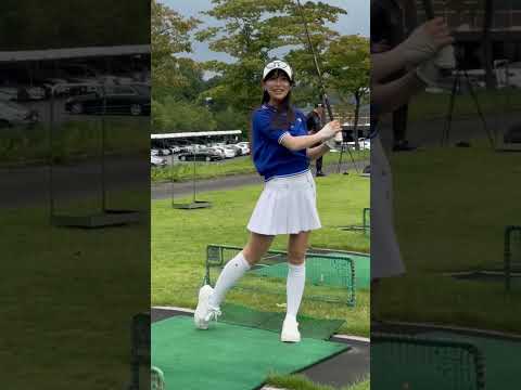 せとはるドライバー試打撮影🎥 #shorts #golf #ゴルフ #ゴルフ女子 #ゴルフ男子 #ゴルフスイング #男子プロ #プロゴルファー #溝口雄太 #瀬戸晴加 #せとはるゴルフ