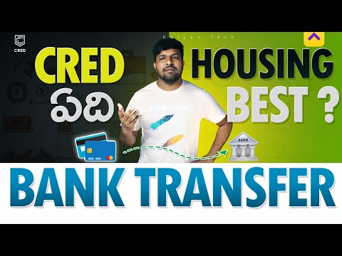 Cred App vs Housing App | Which Is The Best App for Credit Card Money Bank Transfer  Telugu