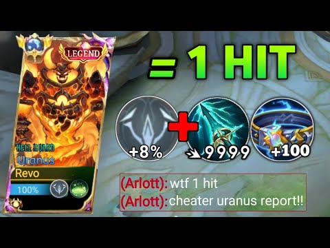 WHEN GLOBAL URANUS ABUSE THIS NEW TRUE DAMAGE BUILD IN SOLO RANKED GAME! (easy winstreak) - MLBB