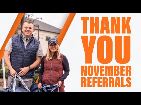 Thank You November Referral Partners!