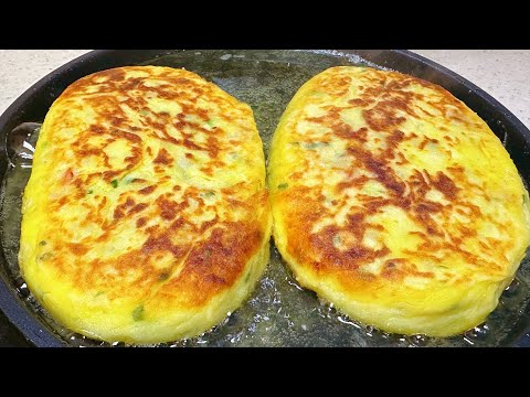 Potato Egg Pancakes: Surprisingly Delicious, Kids Love Them ! じゃがいもと卵のパンケーキ：意外な美味しさ！감자 계란전: 예상 밖의 맛