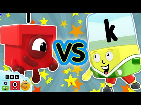 🏆 Numberblocks VS Alphablocks Sporty Fun! 🏃‍♀️ | Learn to Read and Count | @LearningBlocks