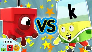 🏆 Numberblocks VS Alphablocks Sporty Fun! 🏃‍♀️ | Learn to Read and Count | @LearningBlocks