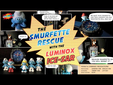 The Smurfs / Les Schtroumpfs / De Smurfen: Smurfette Rescue with the Luminox ICE-SAR.