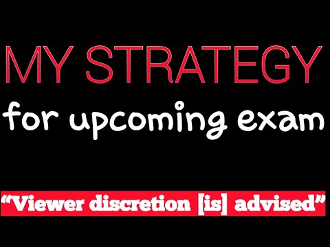 My call & strategy for EXAMS | WHAT I WILL DO