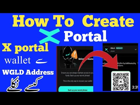 Xportal wallet Create|| Xprotal wallet Backup issue solved||