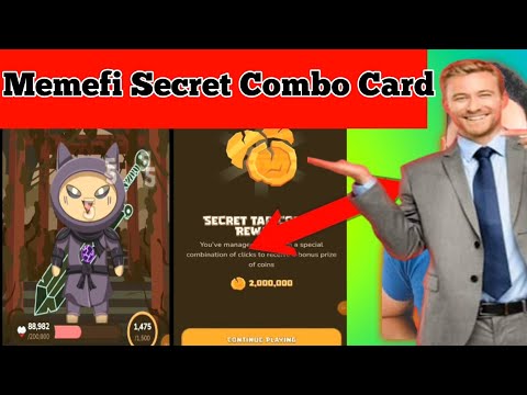 Memefi Secret combo today || Memefi 18june/2024 Combo Card today