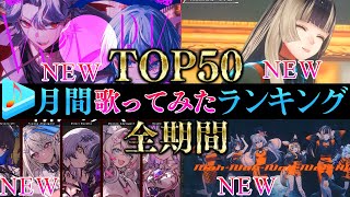 【ALLTIME全期間/月間TOP50】10月ホロライブ歌ってみた月間ランキング 50 most viewed cover song this MONTH【2024年10月】【hololive】