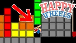 今日からここに住もう!(屋根がだんだん下がってきます) -  Happy Wheels 実況プレイ