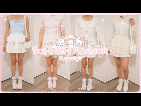 Kawaii Soft Girl Fashion Lookbook ft.Yesstyle ૮꒰ ˶• ༝ •˶꒱ა♡