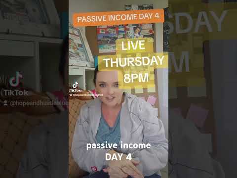 PASSIVE INCOME DAY 4 ... #passiveincome  #digitalrealestate #sidehustle #sahmsidehustleideas