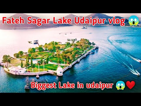 Fathe sagar  lake me cute girls ka full Reaction 🤣😱 | Fathe sagar Vlog