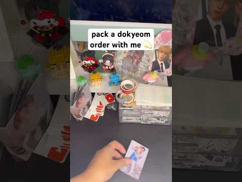 pack a dokyeom order with me 💫 #pwm #packingorders #packwithme #seventeendokyeom #seventeen