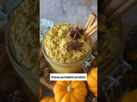 Pumpkin Pie Overnight Oats Packed With Protein