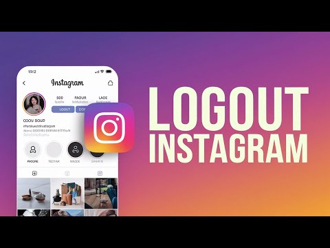 logout Instagram account