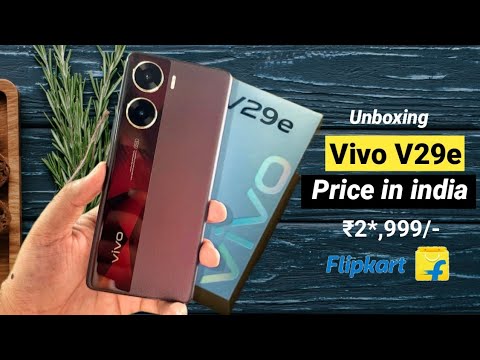 Vivo V29e India Price Revealed ! Vivo v29e Unboxing & First Look