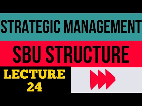 #24 SBU Structure/Advantages of SBU Structure/Disadvantages of SBU Structure/Strategic Management