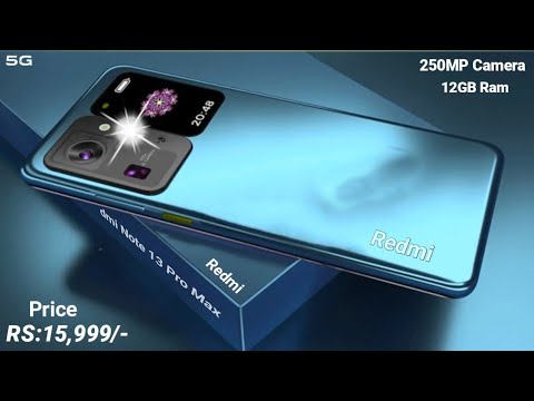 Redmi Note 13 Pro Max - 200Camera, 6000 mAh Battery, 12GB Ram, 256GB, 5G, Ultra HD, Get A Website