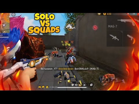 Solo vs squad Gameplay|| 20 Kills But Bhooya Nhi hua🥺||Sad moment||#freefire #ytvideo #tondegamer