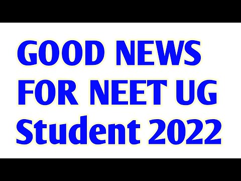 GOOD NEWS Neet 2022 | Neet 2022 Counselling | Neet 2022 Counselling Date | Neet 2022 Today news