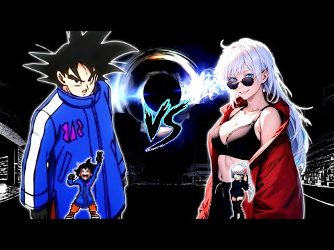 Goku TB V2 (New) VS Female Gojo Waifu V2 in Jump Force Mugen