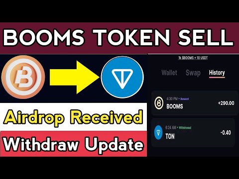 Booms Airdrop Withdraw update | Booms New update | Booms update Today | Booms token New Update today