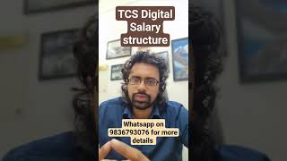 TCS Digital Salary structure explained #preparation #competitive #job #career #shorts #video