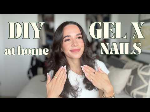 HOW I DO MY NAILS AT HOME  💅🏻 DIY Gel X Nails