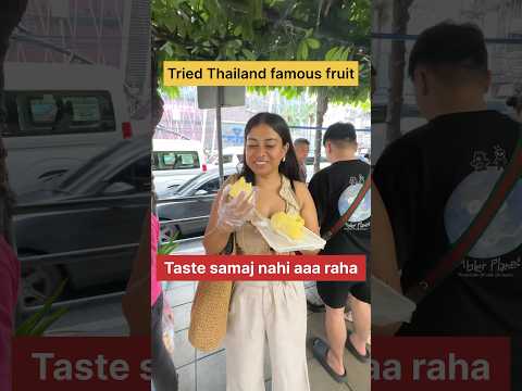 Must try “DURIAN” from Thailand 🇹🇭🤤 Day 228/365 #thailand #bangkok #viralvideo