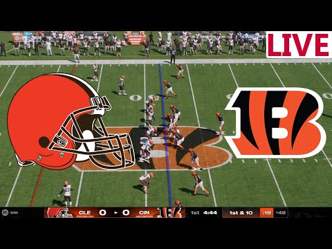 🔴LIVE🔴Cincinnati Bengals vs Cleveland Browns/NFL Week 16  /NFL Madden  25