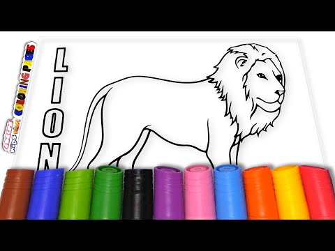 ( Animals ) Lion Coloring  Pages / Akn Kids House