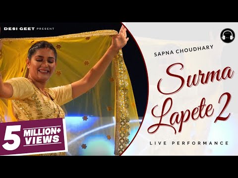 Lapete 2 | Sapna Choudhary Dance Performance | New Haryanvi Songs Haryanavi 2023