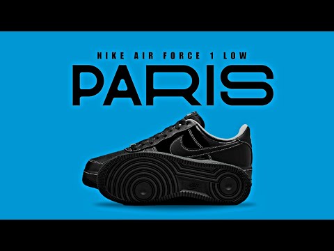 BLACK - PARIS 2025 Nike Air Force 1 Low DETAILED LOOK + PRICE