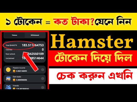 Hamster combat টোকেন কিভাবে চেক করবেন || টোকেন দিয়ে দিলো Hamster combat