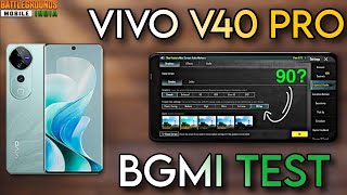 VIVO V40 PRO BGMI/PUBG TEST | VIVO V40 PRO GRAPHICS, GYROSCOPE TEST | DM 9200 + PROCESSOR 🥵🔥