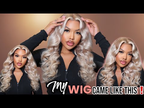 MY WIG CAME JUST LIKE THIS OUT THE BOX | OMBRE BLONDE 13X4 WIG  - JESSSIE'S WIG