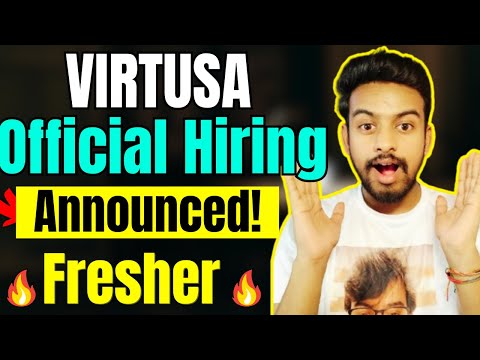 Virtusa Biggest Hiring Announced | OFF Campus Drive For 2025, 2024 Batch | Fresher