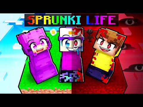 Having a SPRUNKI LIFE in Minecraft!