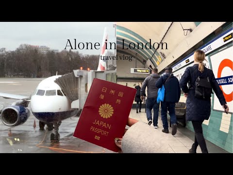 London vlog 🐩｜Solo female travel in Europe｜Airplane boarding record