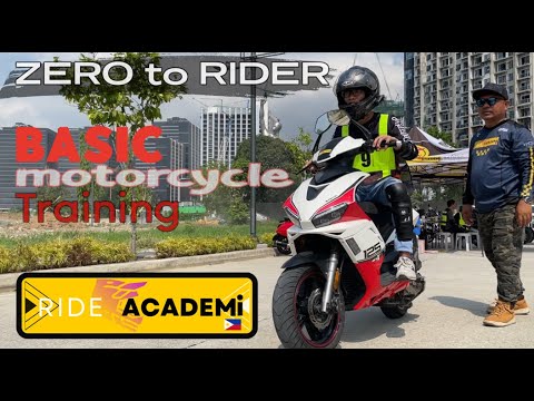 LEARN TO RIDE MOTORCYCLE | RIDE ACADEMI | Basic Riding Course - actual riding school for motorcycles