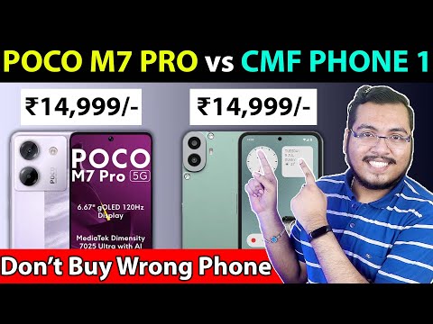 🔥 POCO M7 PRO vs CMF PHONE 1 - Best 5G Smartphone Under ₹15000