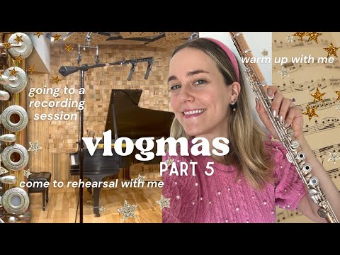 recording studio vlog🎶🎄 vlogmas part 5