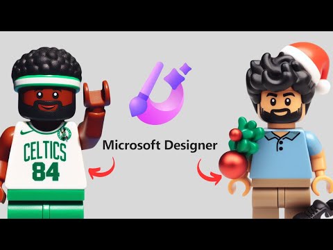 Microsoft Designer:  Create Your Own LEGO Minifigure with AI