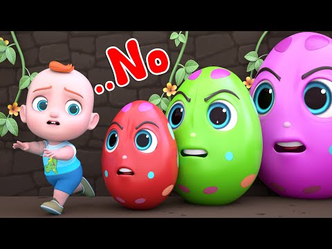 Leo with Huge Surprise Eggs | Nursery Rhymes | Learn & Play with Leo