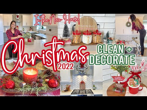 NEW! CHRISTMAS CLEAN & DECORATE WITH ME 2022 / CHRISTMAS DECOR IDEAS 2022 Part 1