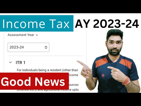 Income Tax Return online filing AY 2023 24 kab se hoga | Online ITR 1 filing