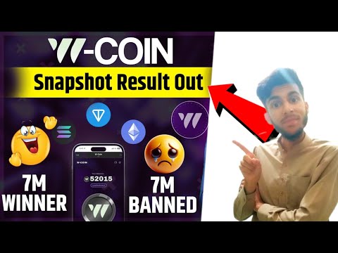 WCOIN Snapshot Result out | 7M User Banned | W-Coin | WCoin Airdrop News |Wcoin Withdraw