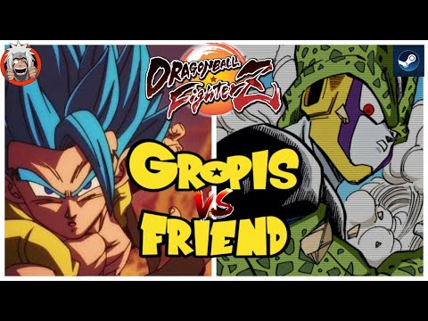 DBFZ Gropis vs Friend (Baby2, Cell, Beerus) vs (Baby2, Beerus, GogetaSSB)