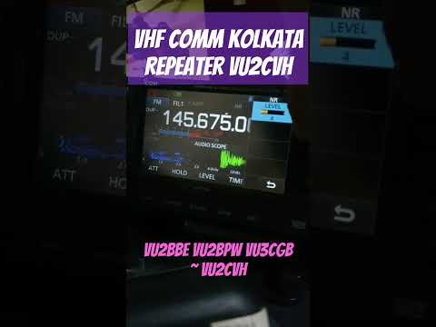 VHF comm with vu2bbe & vu2bpw #vhf #icom #ic705 #alinco