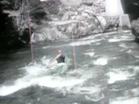 Classic Sesame Street film - a man goes kayaking